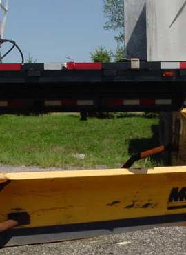 Loading Dock Trailer Snow Removal